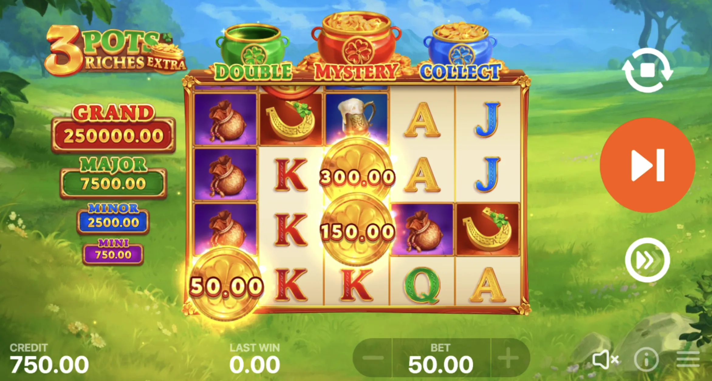 3 Pots Riches Extra: Hold and Win Slot